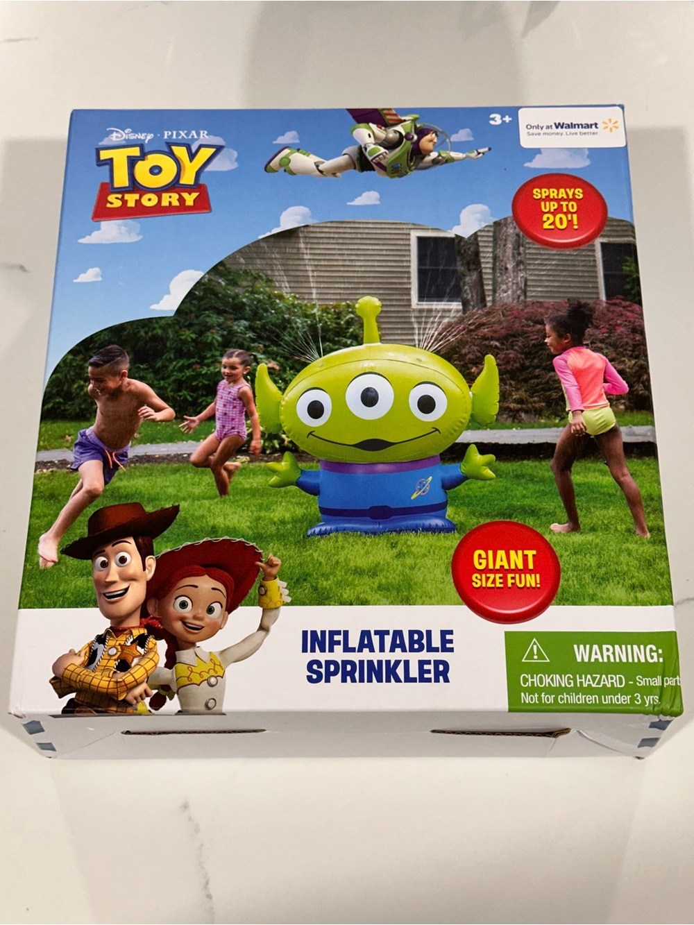 Disney Toy Story Green Alien Inflatable Sprinkler